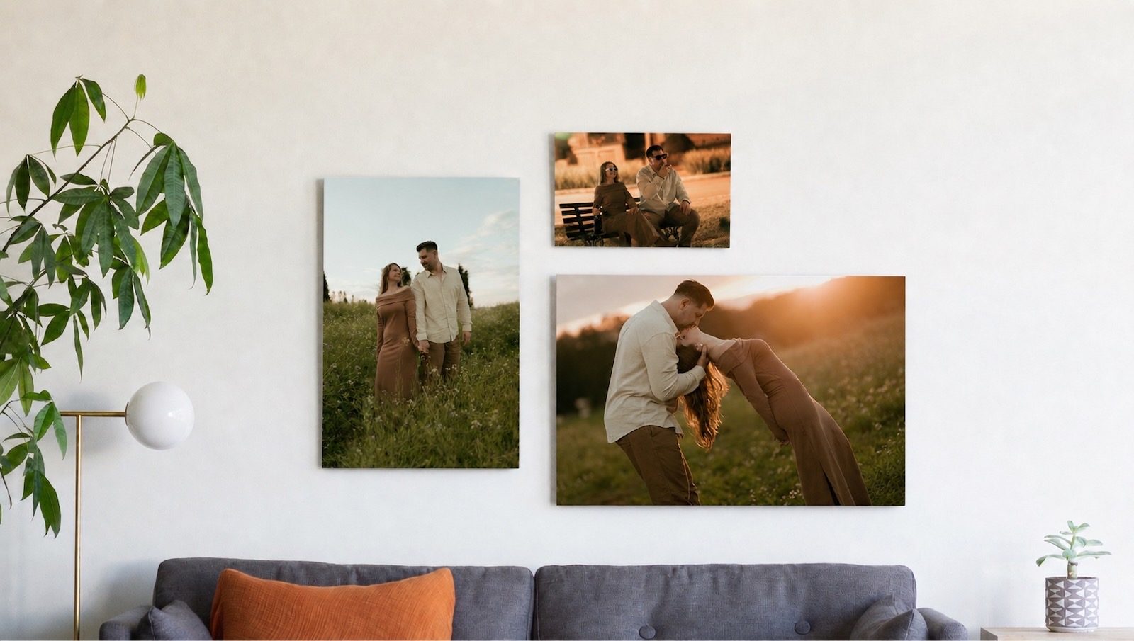 A anniversary metal print from SimplePrints