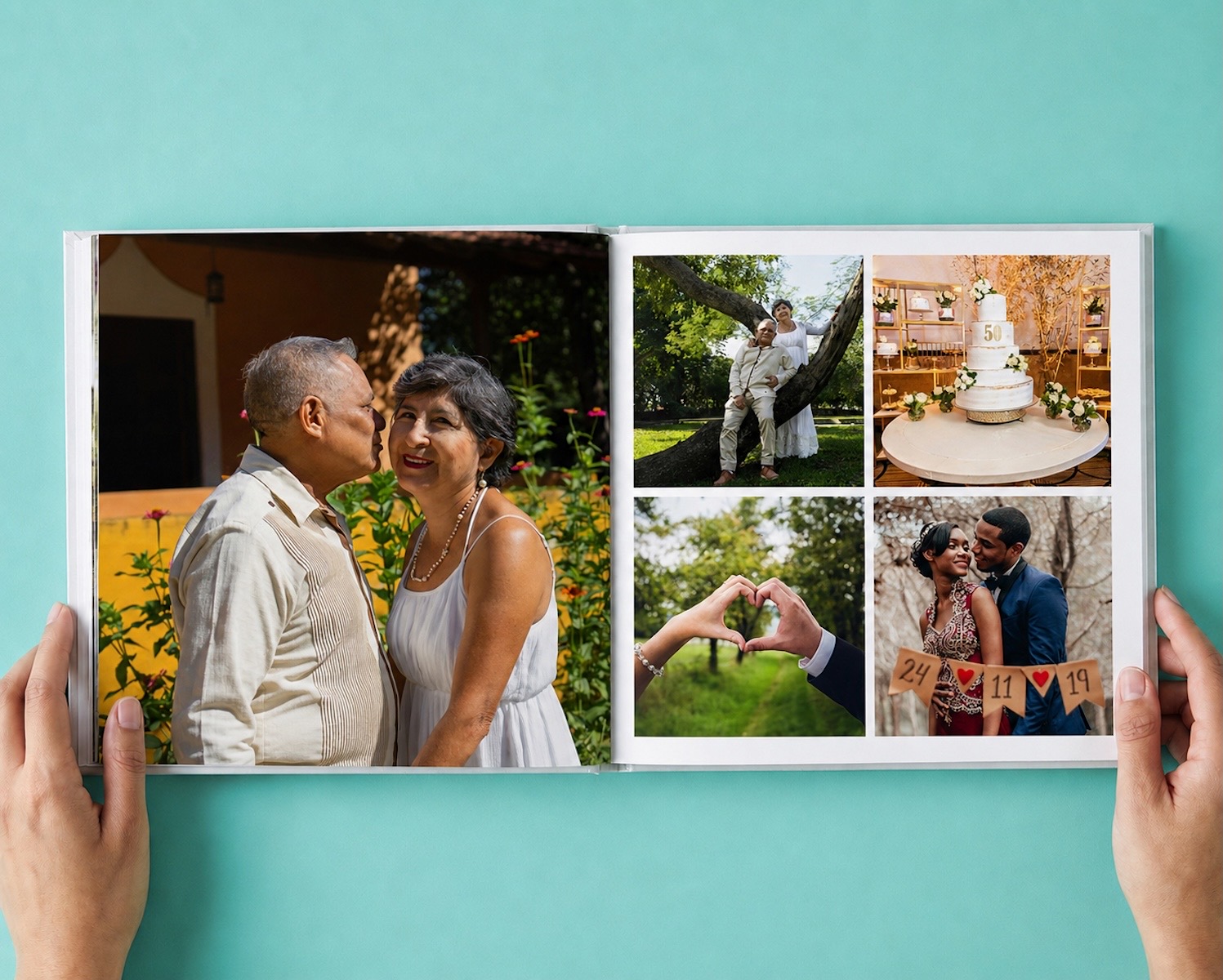 A anniversary photo book from SimplePrints