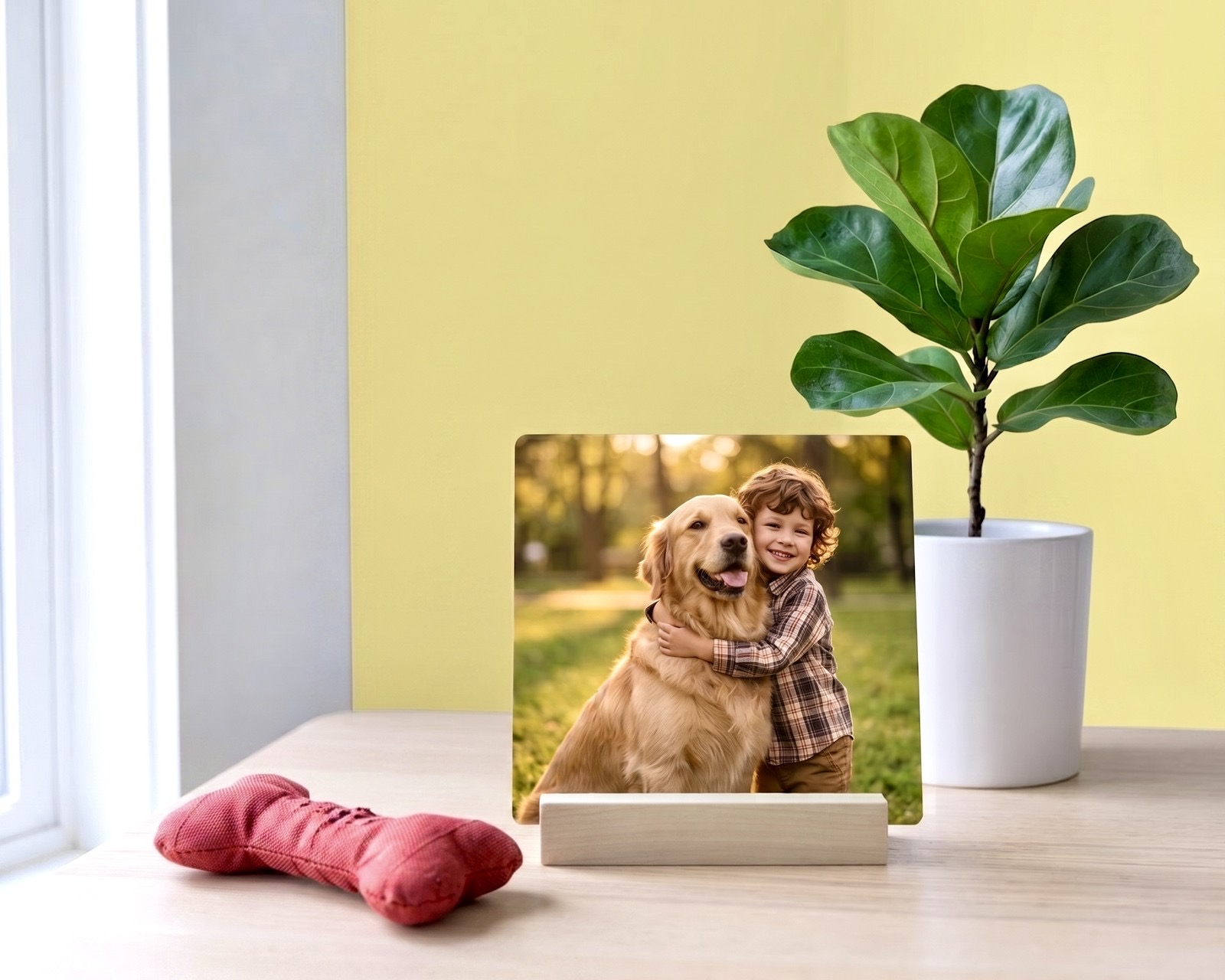 A pet celebration desk print from SimplePrints