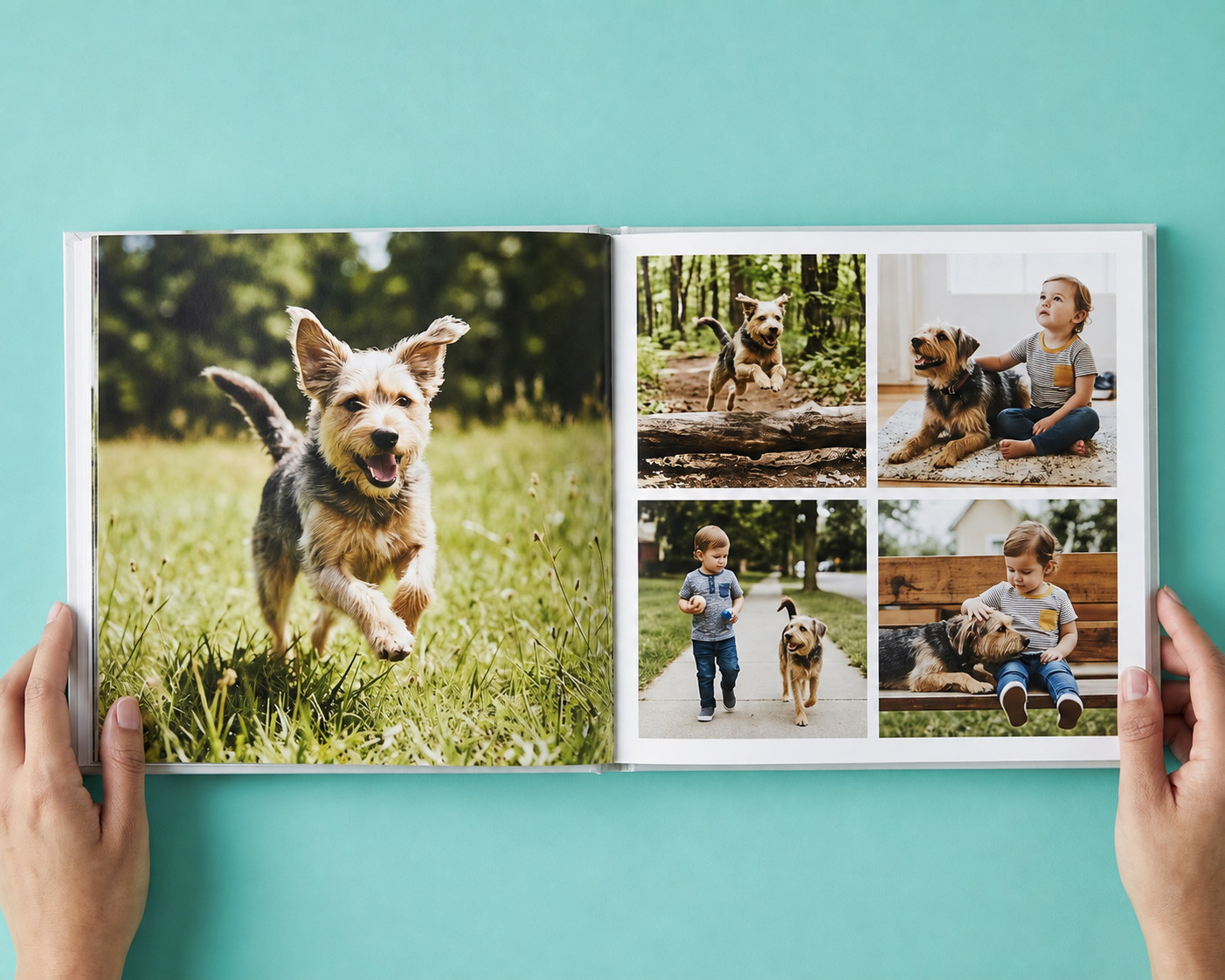 A pet celebration photo book from SimplePrints