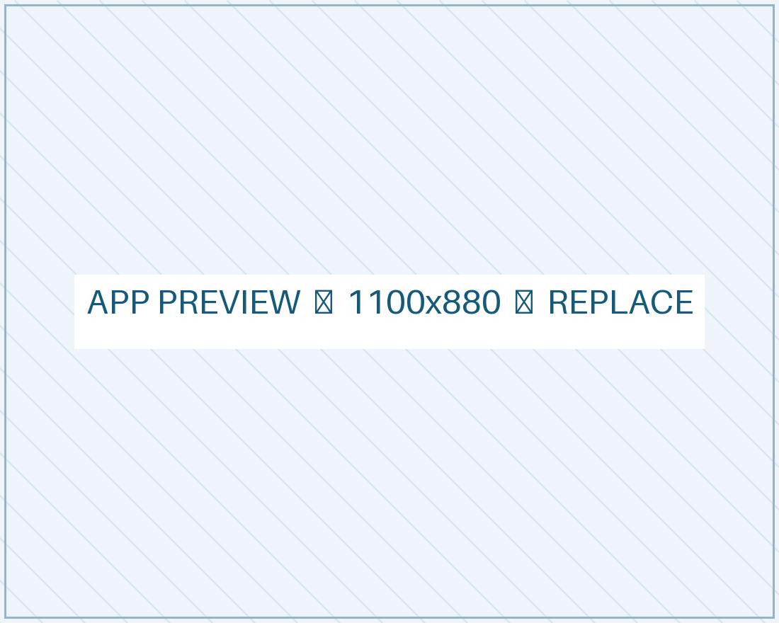 The SimplePrints app showing a travel desk print preview