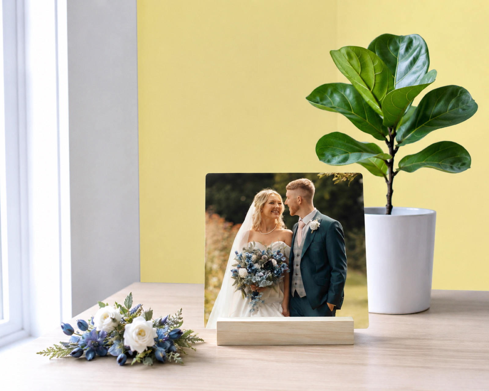A wedding desk print from SimplePrints