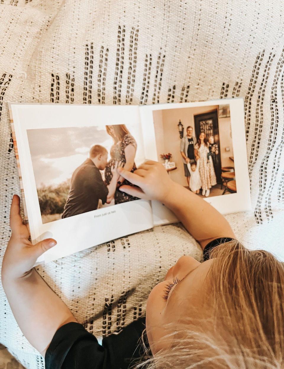 SimplePrints Photo book of Pregnancy and family photographs