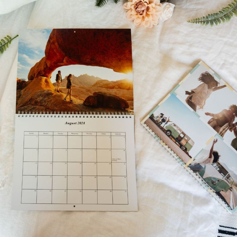 A wall calendar featuring the beautiful red rocks of southwest america