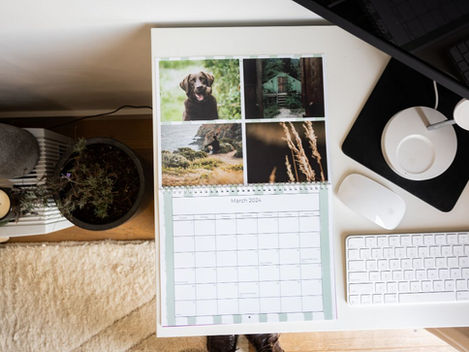 Stay Inspired All Year Long with a Custom Photo Wall Calendar!