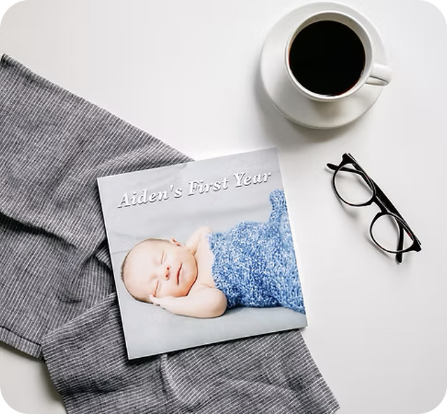 A softcover photo book