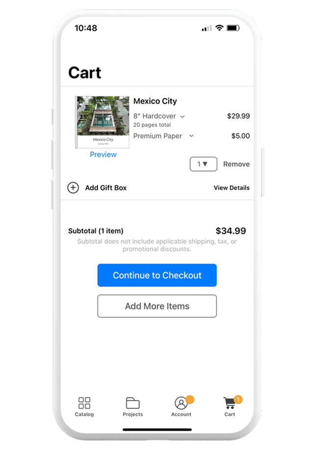Step 3: Preview and Order