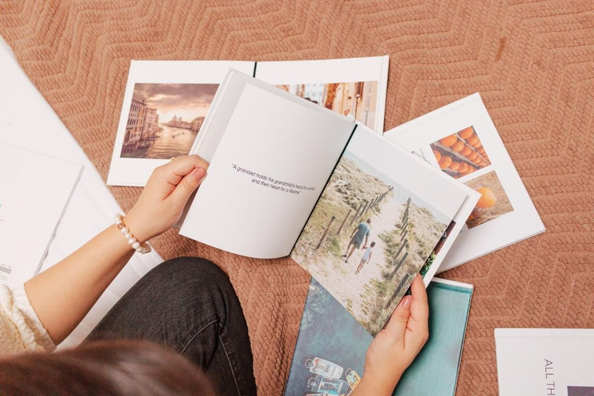 Create personalized Photo Book for grandparents with photos from their special moments. Order high quality Photo Books from SimplePrints.