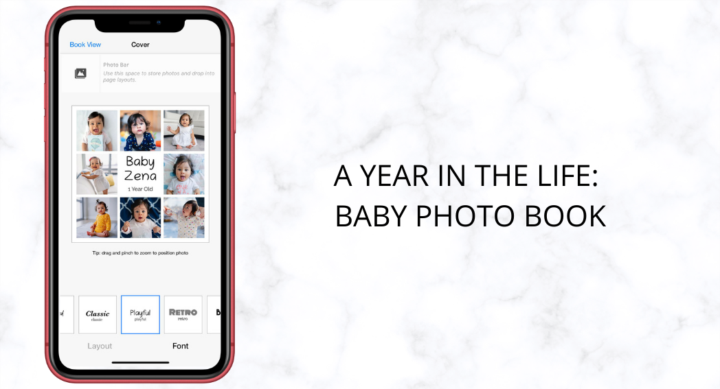 Create a baby photo book by SimplePrints to collect and cherish all of those fleeting, precious moments.