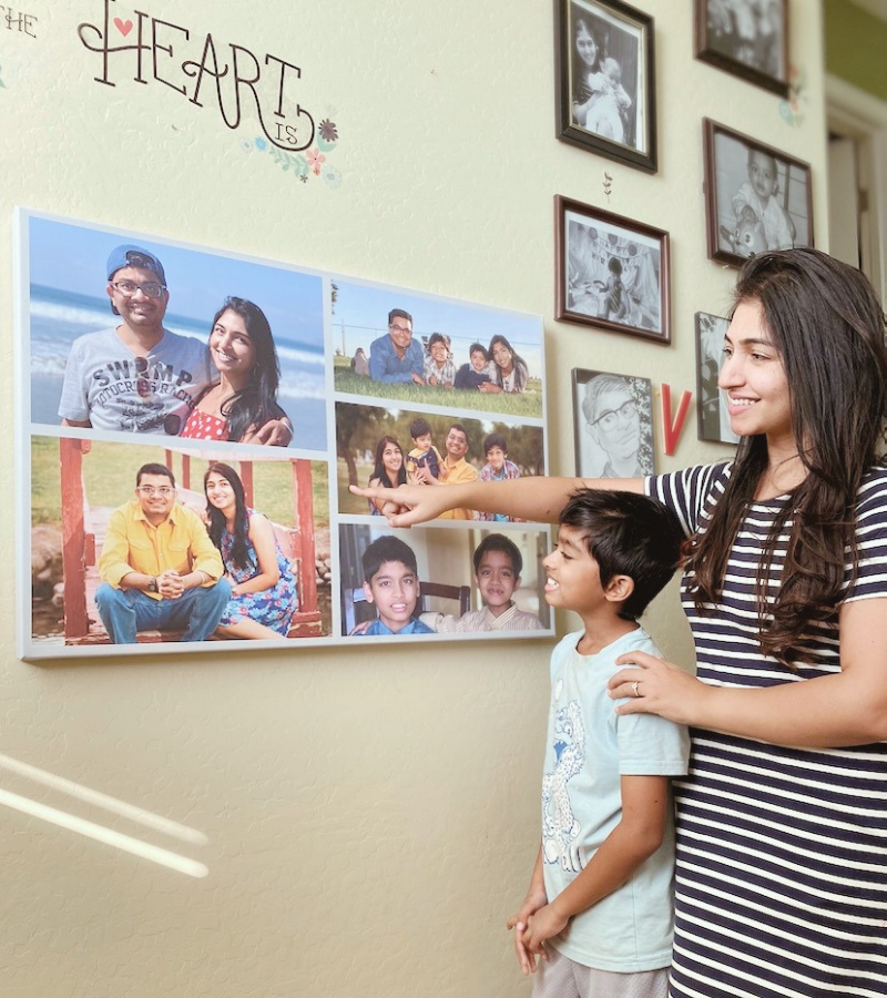 One of the best personalized Mother’s Day gift idea is Canvas Prints. Surprise Mom with a collection of 2-4 Canvas Prints and design a collage!