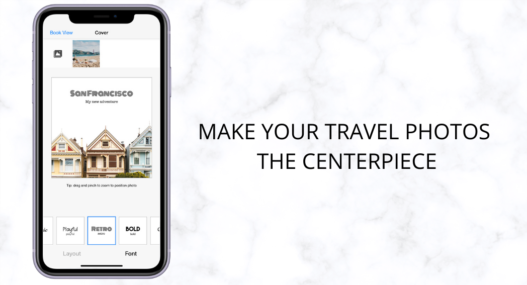 Make cover of Photo book as unique as your travel adventure, so you will always be able to revisit it with the flip of a page! Get quality photo books by SimplePrints delivered to your doorstep