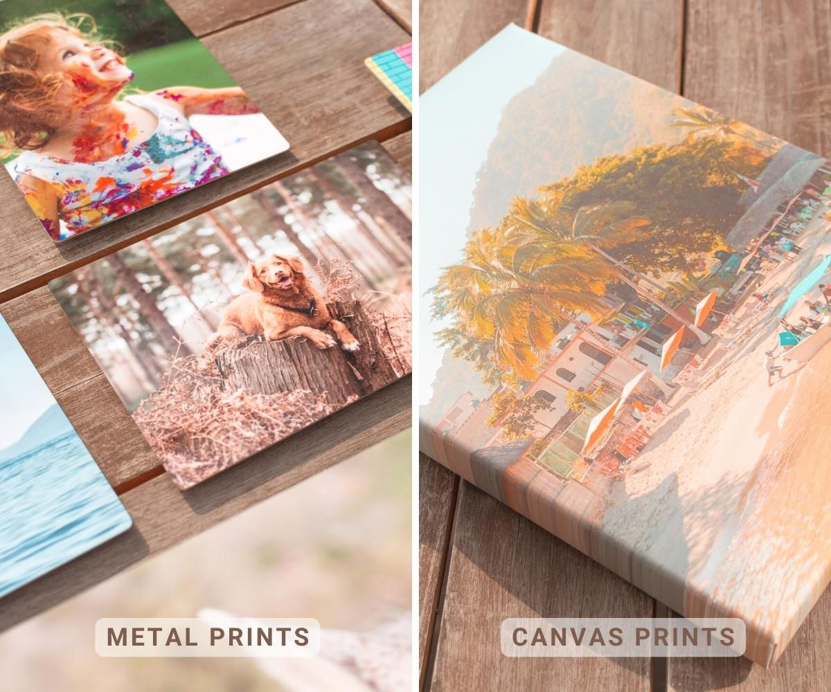 Confused between Metal Prints & Canvas? SimplePrints makes your choice easier, Choose according to your preferences.