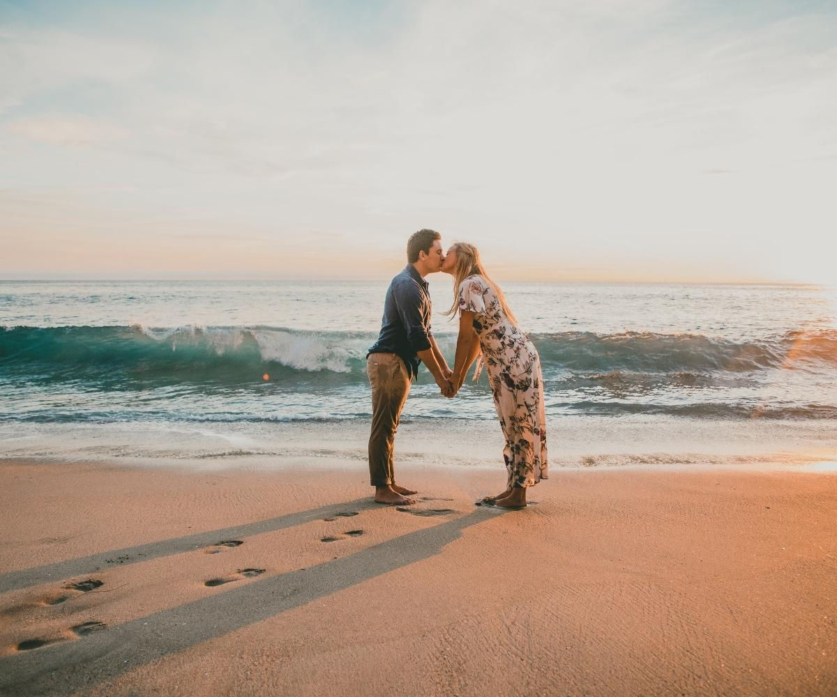 Summer Photoshoot Ideas for Couples, Capture photos on beach with SimplePrints unique photoshoot ideas for couples.