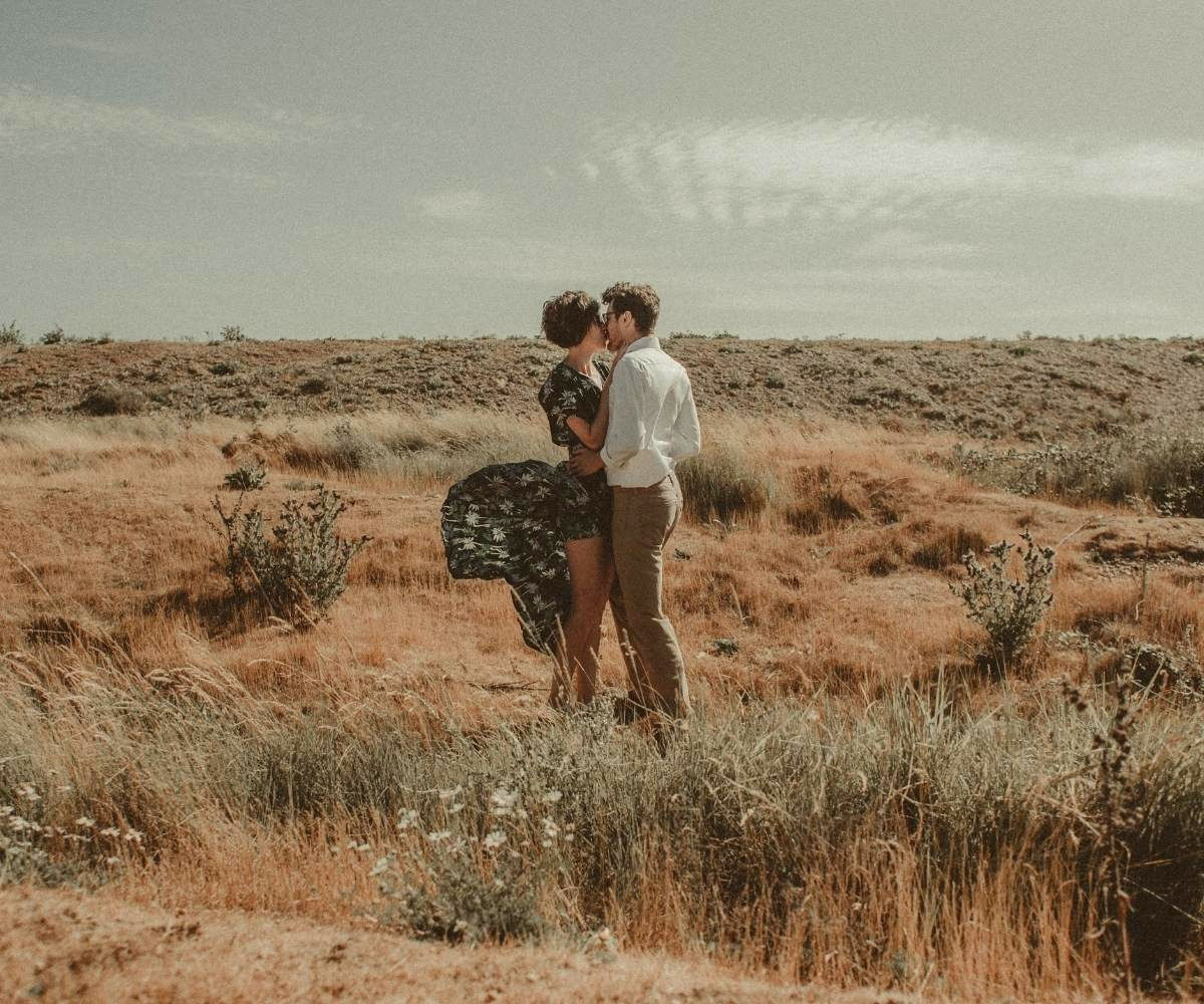 Couple Photoshoot Ideas for fall, lean into burnt oranges, browns, mustard yellow, and creams.