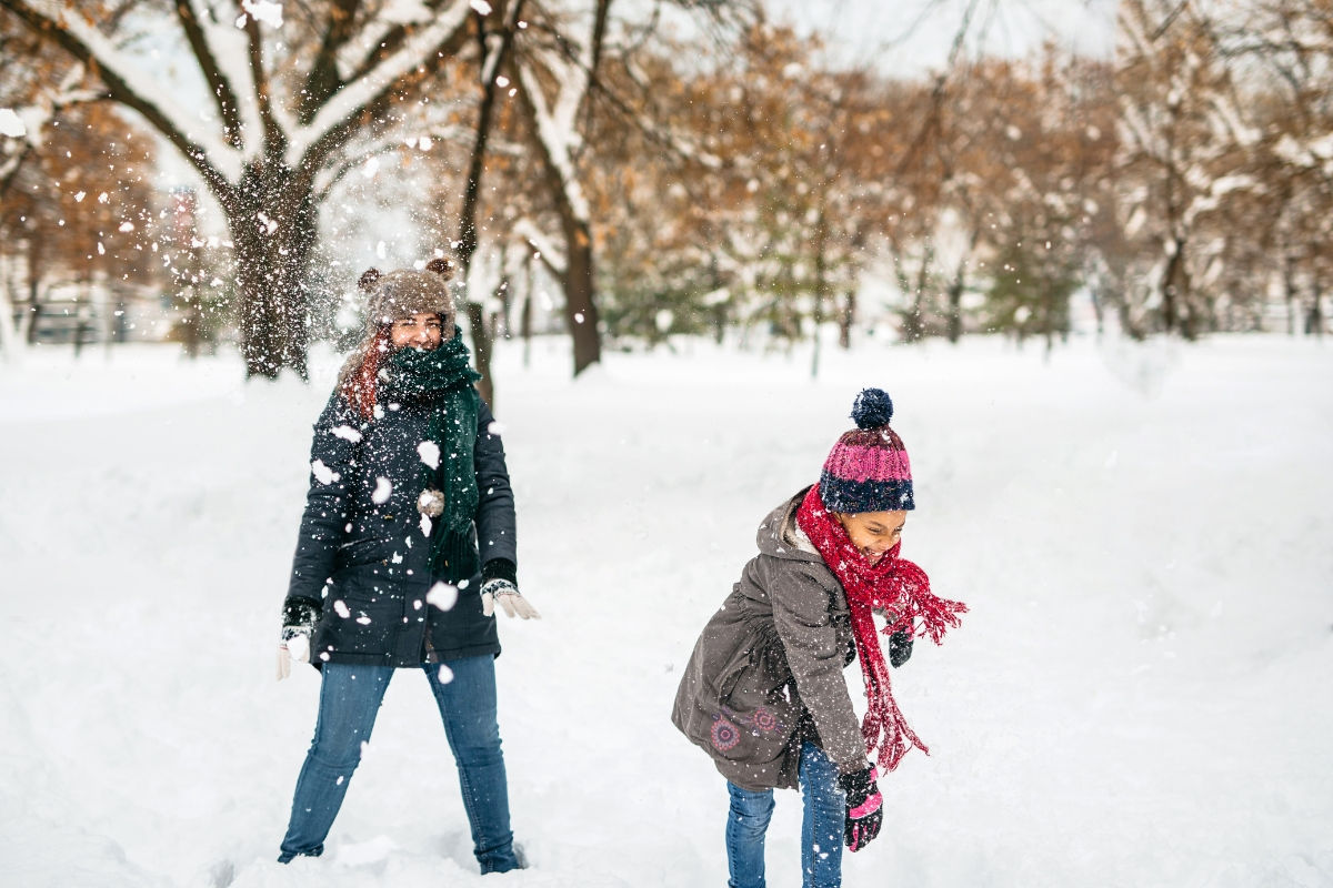 Snowball fight