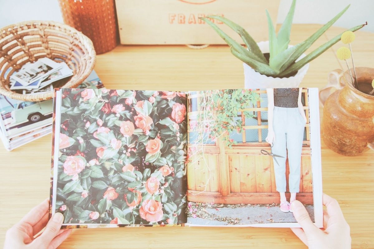 Personalized Photo Book for mom that loves gardening and plants. Surprise her with something she is fond of!